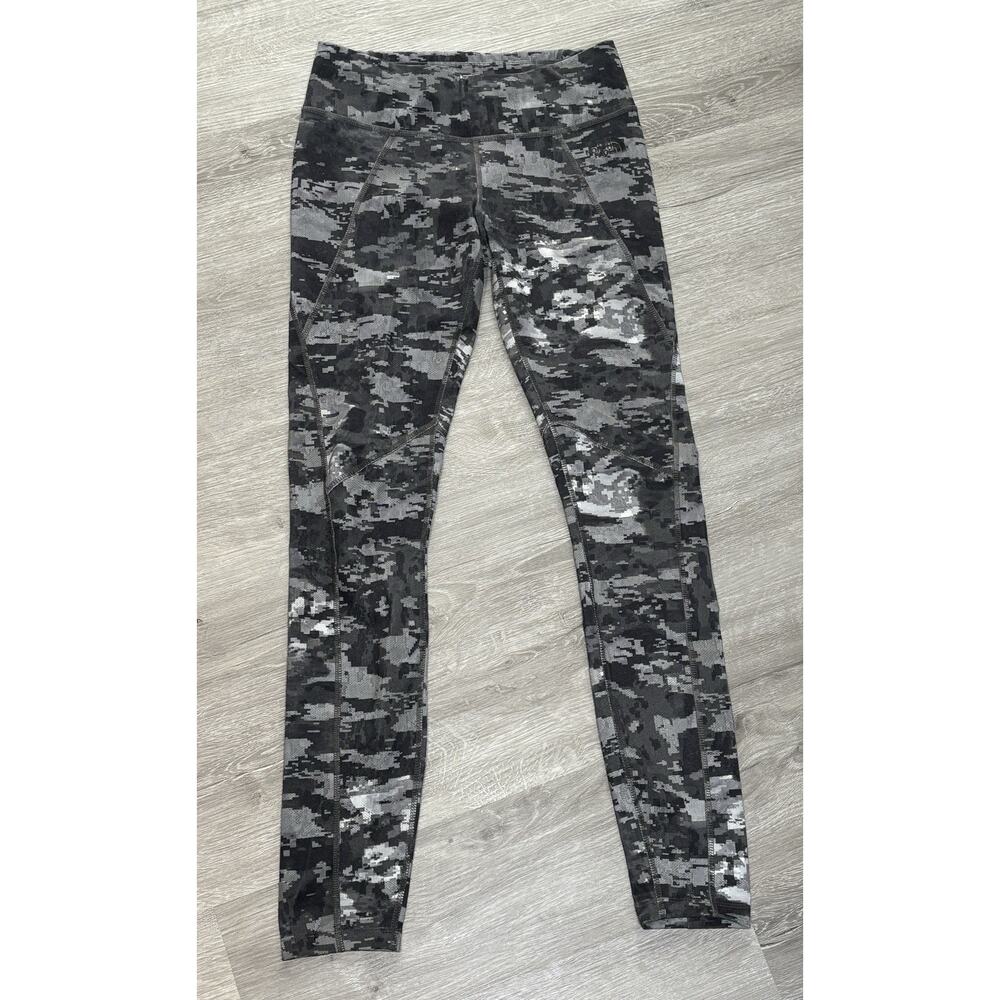 The North Face Leggings Women's Sz S Reg Gray Digital Camo